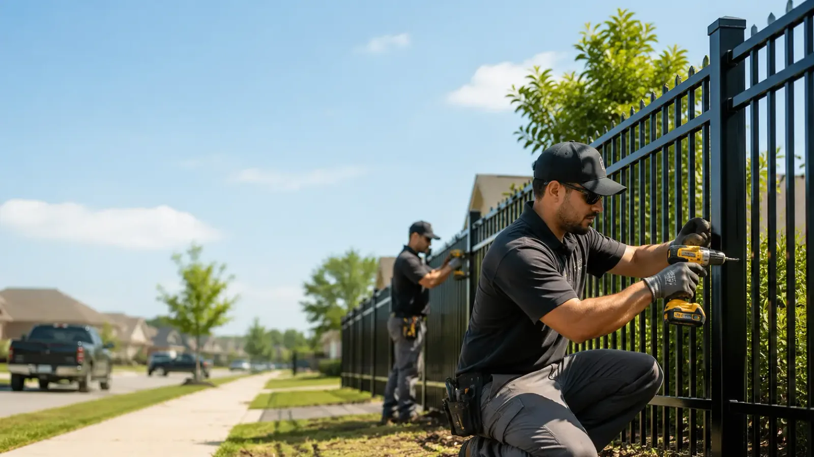 Metal Fence Installation in Riverdale, MI